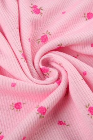 Stylish Work Outfits, Outfit Summer Ideas Soft Girl Floral Lace Trim Bodysuit