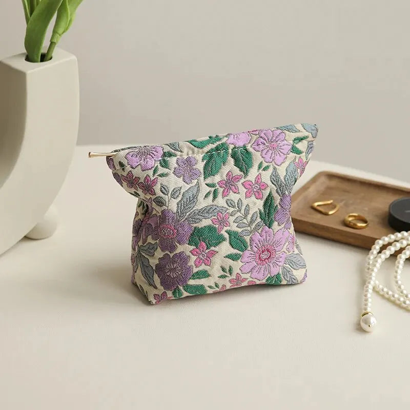 Stylish Work Outfits, Outfit Summer Ideas Soft Girl Floral Mini Makeup Bag Stylish Work Outfits, Outfit Summer Ideas Soft Girl Floral Mini Makeup Bag