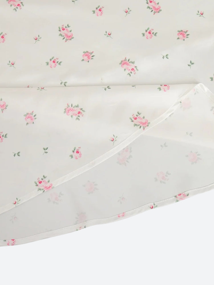 Stylish Work Outfits, Outfit Summer Ideas Soft Girl Floral Satin Midi Skirt Stylish Work Outfits, Outfit Summer Ideas Soft Girl Floral Satin Midi Skirt