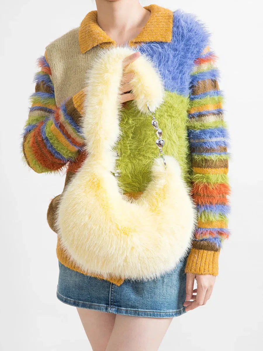 Stylish Work Outfits, Outfit Summer Ideas Soft Girl Fluffy Multifunctional Bag Stylish Work Outfits, Outfit Summer Ideas Soft Girl Fluffy Multifunctional Bag