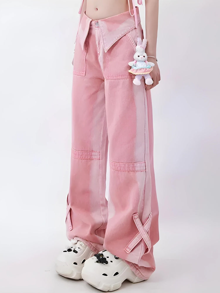 Stylish Work Outfits, Outfit Summer Ideas Soft Girl Folded Waist Jeans Stylish Work Outfits, Outfit Summer Ideas Soft Girl Folded Waist Jeans