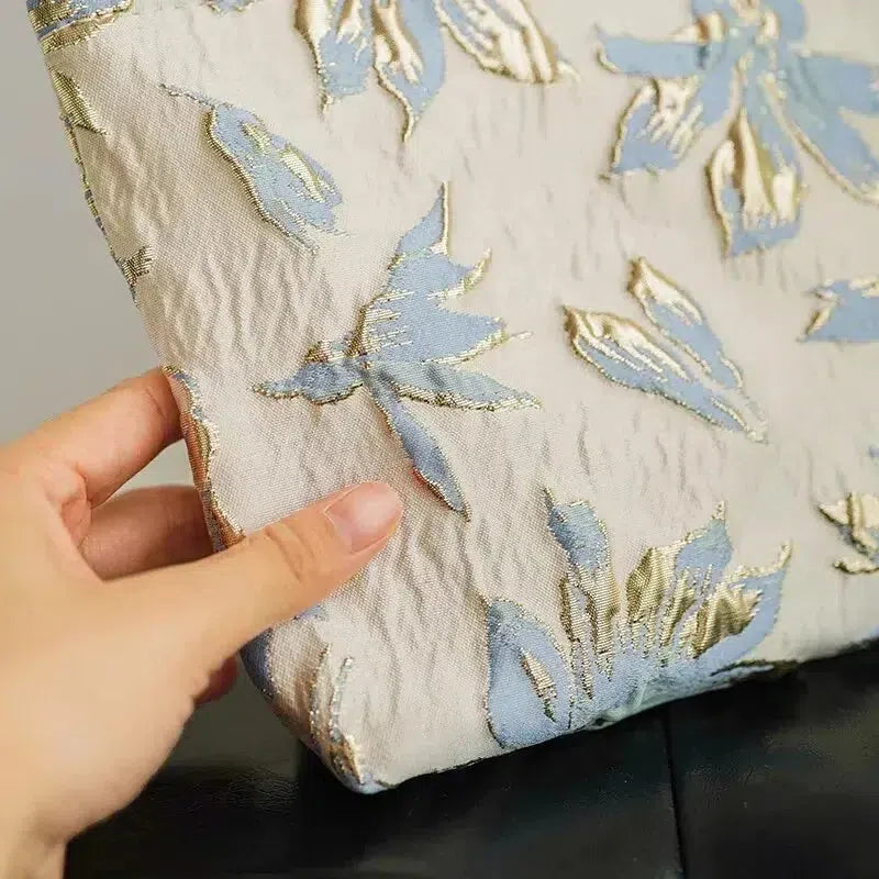 Stylish Work Outfits, Outfit Summer Ideas Soft Girl Gold Flower Makeup Bag Stylish Work Outfits, Outfit Summer Ideas Soft Girl Gold Flower Makeup Bag