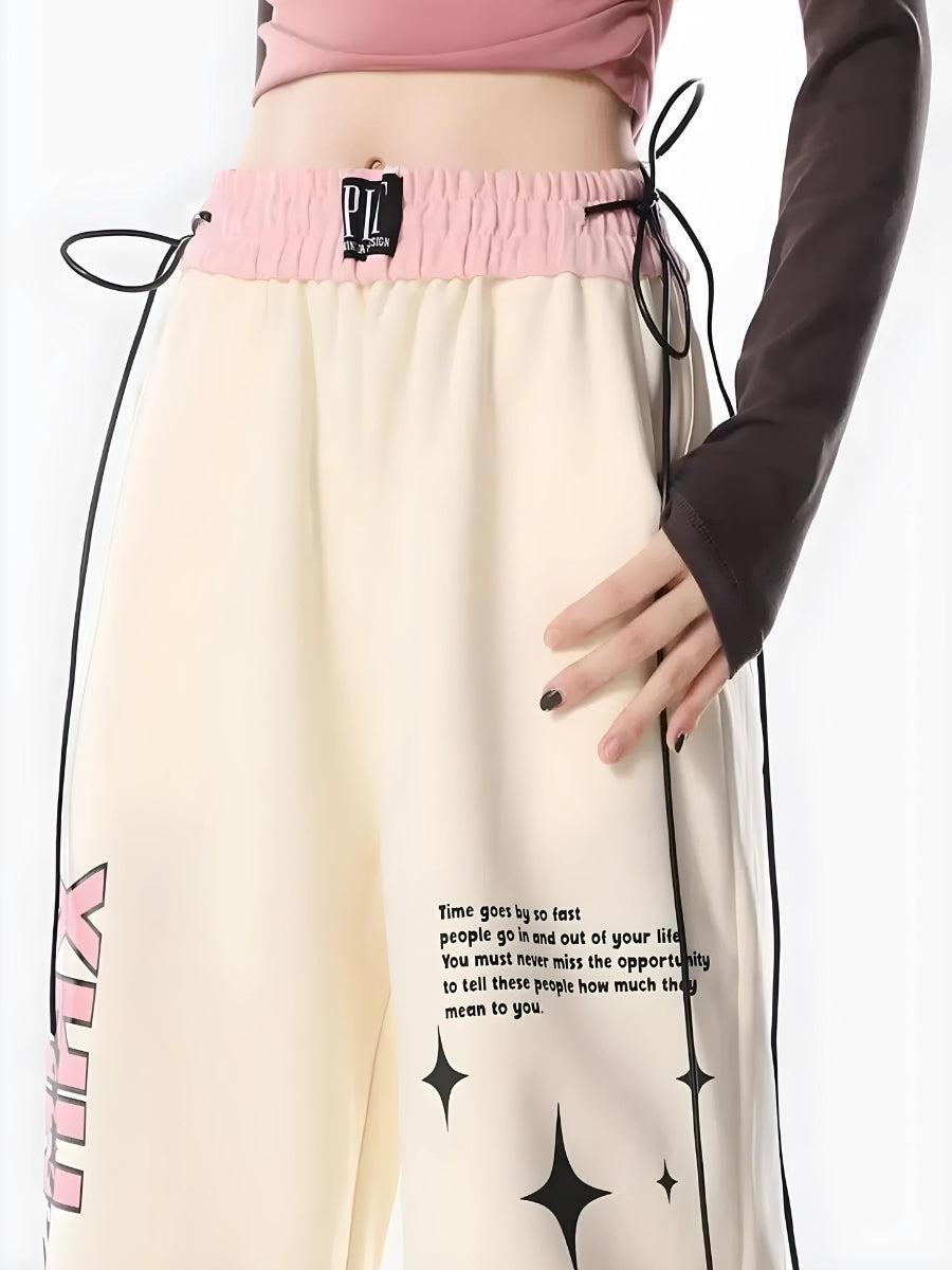 Stylish Work Outfits, Outfit Summer Ideas Soft Girl Lace Up Sweatpants Stylish Work Outfits, Outfit Summer Ideas Soft Girl Lace Up Sweatpants