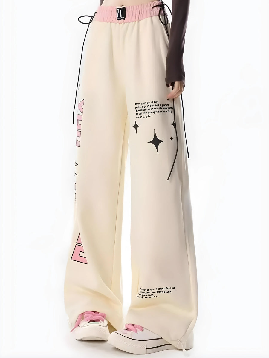 Stylish Work Outfits, Outfit Summer Ideas Soft Girl Lace Up Sweatpants Stylish Work Outfits, Outfit Summer Ideas Soft Girl Lace Up Sweatpants