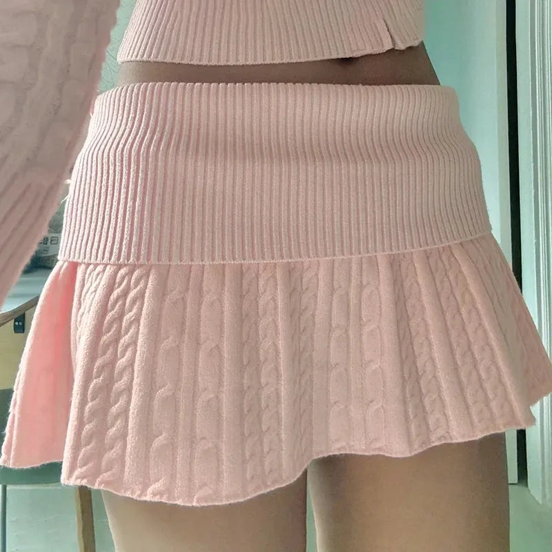 Stylish Work Outfits, Outfit Summer Ideas Soft Girl Pink Mini Skirt