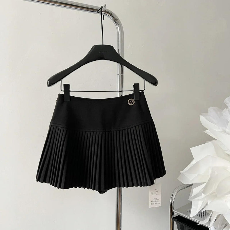 Stylish Work Outfits, Outfit Summer Ideas Soft Girl Pleated High Rise Mini Skort Stylish Work Outfits, Outfit Summer Ideas Soft Girl Pleated High Rise Mini Skort