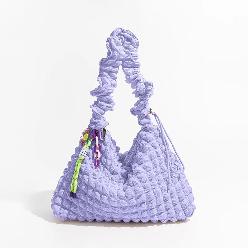 Stylish Work Outfits, Outfit Summer Ideas Soft Girl Quilted Ruched Hobo Bag Stylish Work Outfits, Outfit Summer Ideas Soft Girl Quilted Ruched Hobo Bag