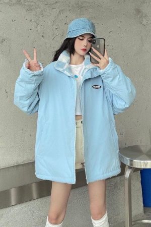 Stylish Work Outfits, Outfit Summer Ideas Soft Girl Reversible Checkered Jacket