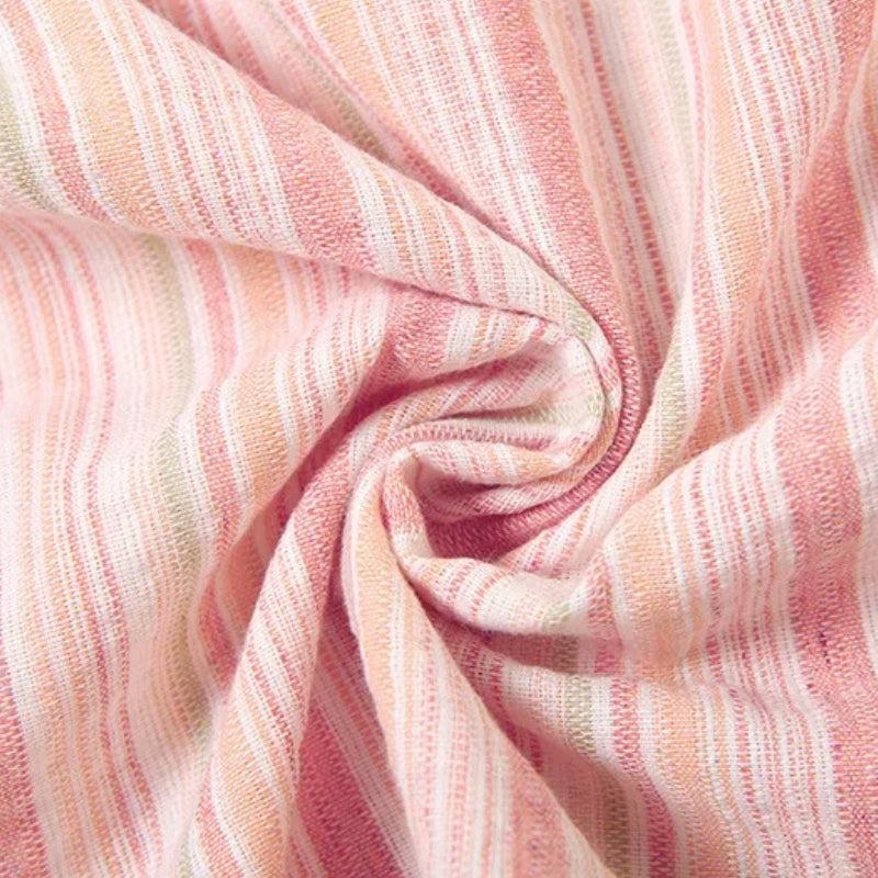 Stylish Work Outfits, Outfit Summer Ideas Soft Girl Striped Crop Top & Maxi Skirt Two Piece Set Stylish Work Outfits, Outfit Summer Ideas Soft Girl Striped Crop Top & Maxi Skirt Two Piece Set