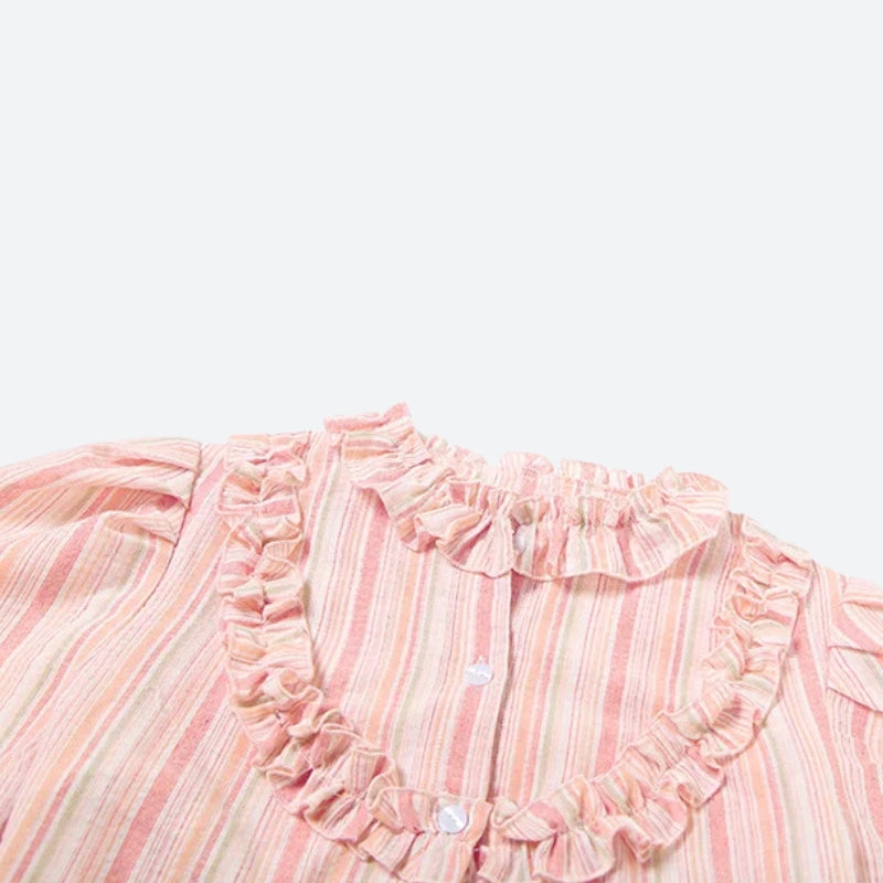 Stylish Work Outfits, Outfit Summer Ideas Soft Girl Striped Crop Top & Maxi Skirt Two Piece Set Stylish Work Outfits, Outfit Summer Ideas Soft Girl Striped Crop Top & Maxi Skirt Two Piece Set