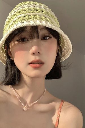 Stylish Work Outfits, Outfit Summer Ideas Soft Girl Summer Bucket Hat