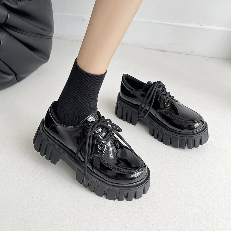 Stylish Work Outfits, Outfit Summer Ideas Soft Grunge Chunky Platform Oxford Shoes Stylish Work Outfits, Outfit Summer Ideas Soft Grunge Chunky Platform Oxford Shoes