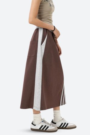 Stylish Work Outfits, Outfit Summer Ideas Sport Midi Skirt