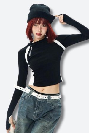 Stylish Work Outfits, Outfit Summer Ideas Sportswear Long Sleeve Top