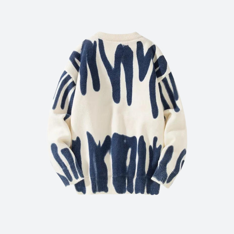 Stylish Work Outfits, Outfit Summer Ideas Spray Paint Soft Touch Knitted Sweater Stylish Work Outfits, Outfit Summer Ideas Spray Paint Soft Touch Knitted Sweater