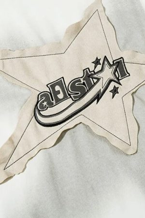 Stylish Work Outfits, Outfit Summer Ideas Star Patch Tee