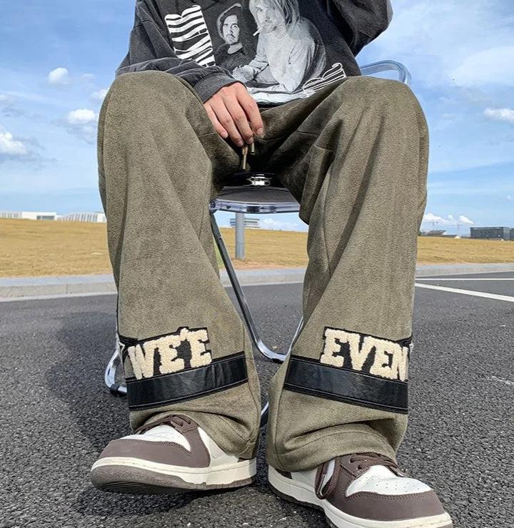 Stylish Work Outfits, Outfit Summer Ideas Star Patchwork Wide Leg Sweatpants Stylish Work Outfits, Outfit Summer Ideas Star Patchwork Wide Leg Sweatpants