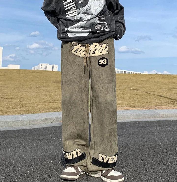 Stylish Work Outfits, Outfit Summer Ideas Star Patchwork Wide Leg Sweatpants Stylish Work Outfits, Outfit Summer Ideas Star Patchwork Wide Leg Sweatpants