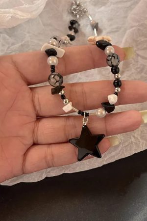 Stylish Work Outfits, Outfit Summer Ideas Star Pendant Beaded Necklace