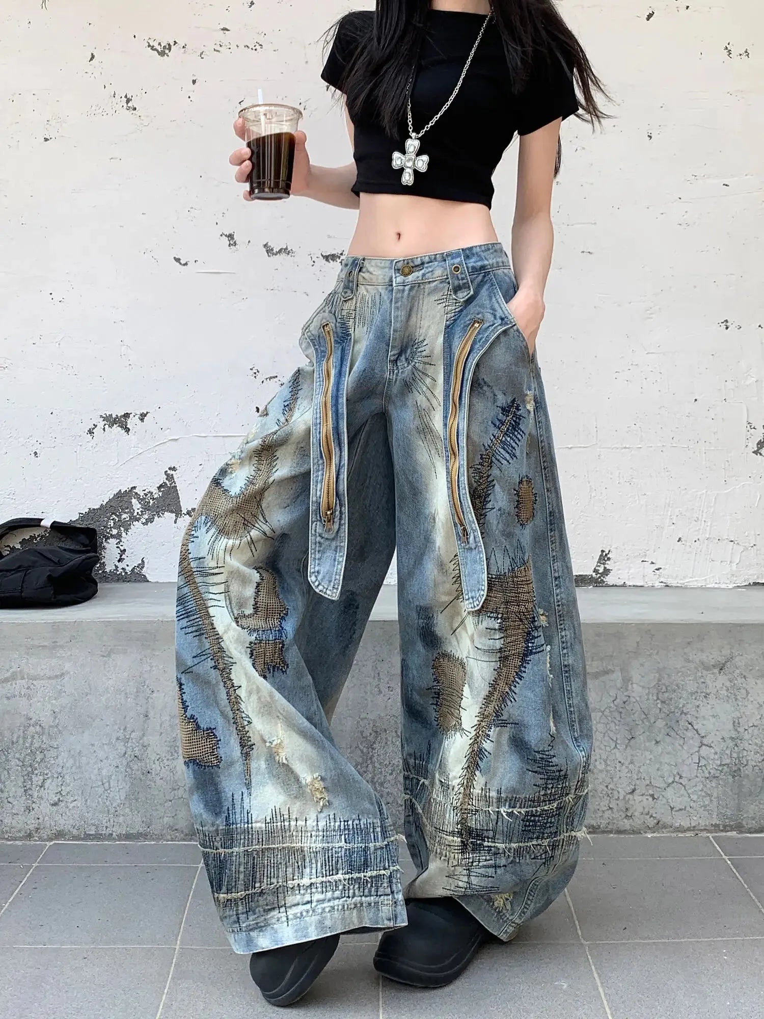 Stylish Work Outfits, Outfit Summer Ideas Stitch Baggy Jeans Stylish Work Outfits, Outfit Summer Ideas Stitch Baggy Jeans