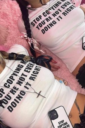 Stylish Work Outfits, Outfit Summer Ideas Stop Copying Me Tee