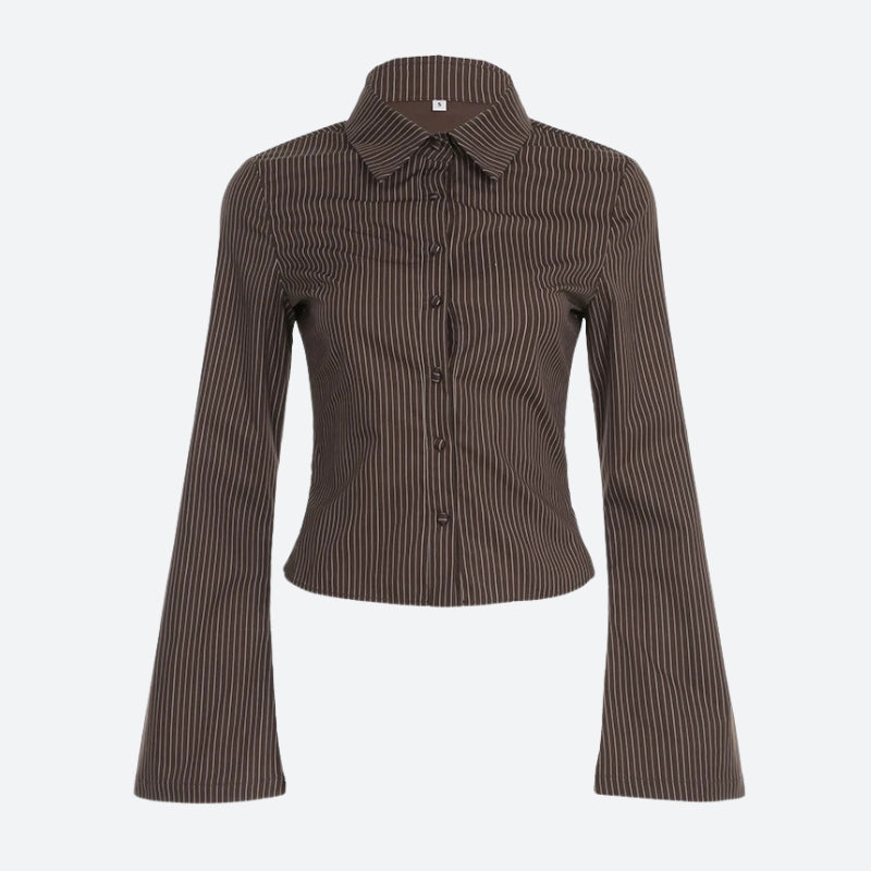 Stylish Work Outfits, Outfit Summer Ideas Striped Button Down Shirt Stylish Work Outfits, Outfit Summer Ideas Striped Button Down Shirt