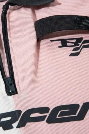 Stylish Work Outfits, Outfit Summer Ideas Striped Half Zip-Up Jersey Top