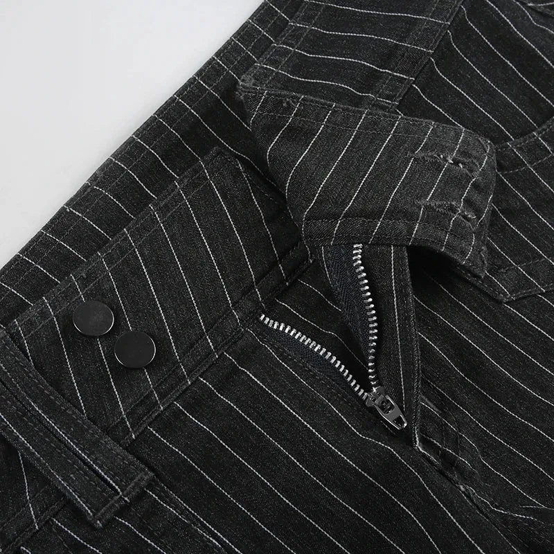 Stylish Work Outfits, Outfit Summer Ideas Striped Micro Shorts Stylish Work Outfits, Outfit Summer Ideas Striped Micro Shorts