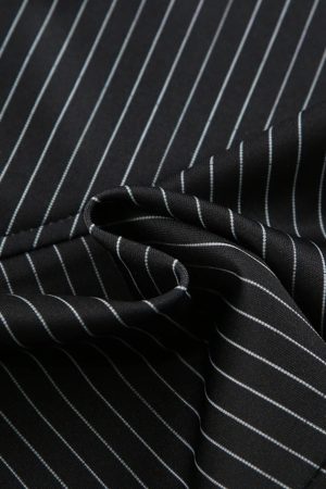 Stylish Work Outfits, Outfit Summer Ideas Striped Office Mini Skirt