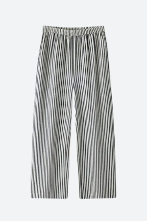 Stylish Work Outfits, Outfit Summer Ideas Striped Wide Leg Pants