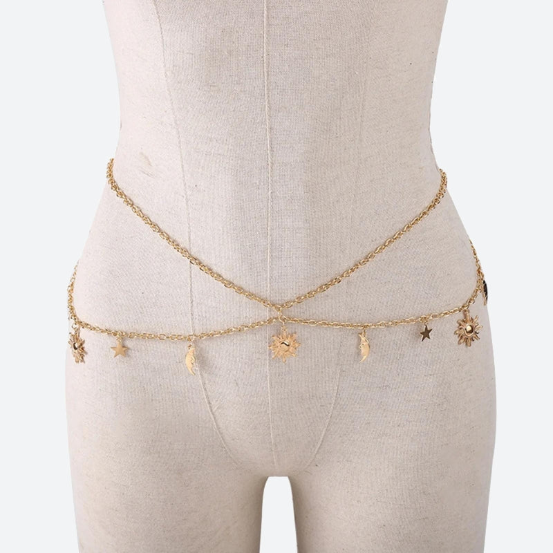 Stylish Work Outfits, Outfit Summer Ideas Sun, Moon & Star Body Jewelry Stylish Work Outfits, Outfit Summer Ideas Sun, Moon & Star Body Jewelry