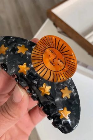 Stylish Work Outfits, Outfit Summer Ideas Sun & Stars Hair Claws