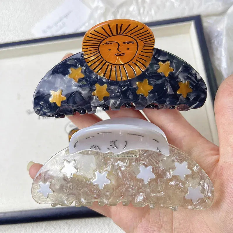 Stylish Work Outfits, Outfit Summer Ideas Sun & Stars Hair Claws