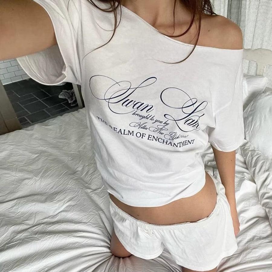 Stylish Work Outfits, Outfit Summer Ideas Swan Lake Tee Stylish Work Outfits, Outfit Summer Ideas Swan Lake Tee