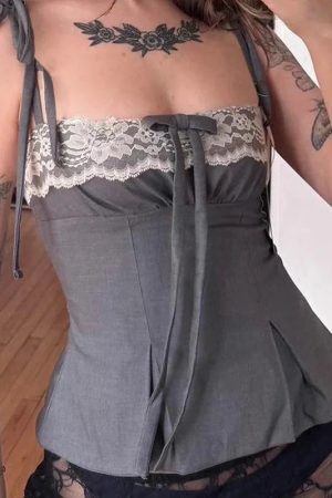 Stylish Work Outfits, Outfit Summer Ideas Tailored Corset Top