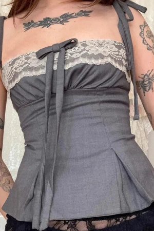 Stylish Work Outfits, Outfit Summer Ideas Tailored Corset Top