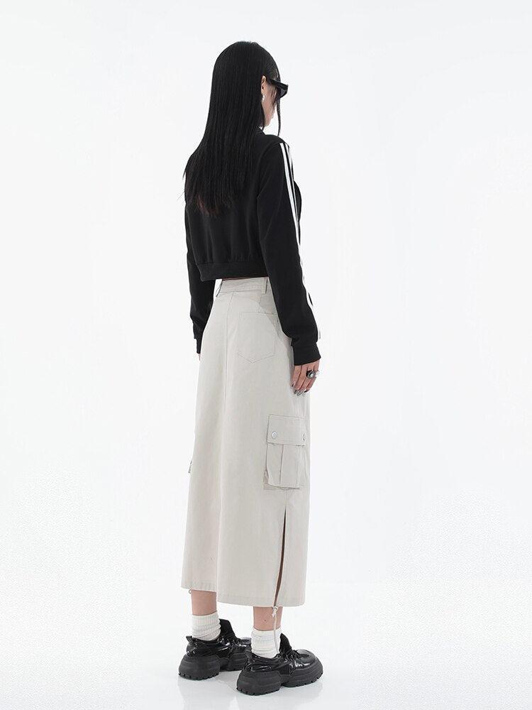 Stylish Work Outfits, Outfit Summer Ideas Tech Parachute Maxi Skirt Stylish Work Outfits, Outfit Summer Ideas Tech Parachute Maxi Skirt