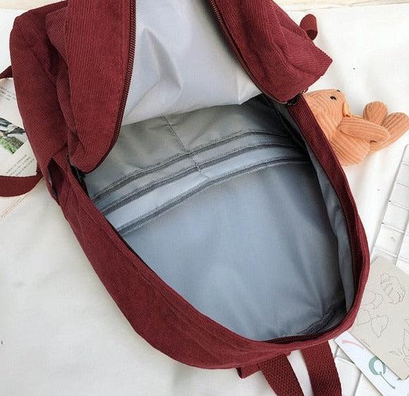Stylish Work Outfits, Outfit Summer Ideas Teddy Bear Corduroy School Backpack Stylish Work Outfits, Outfit Summer Ideas Teddy Bear Corduroy School Backpack