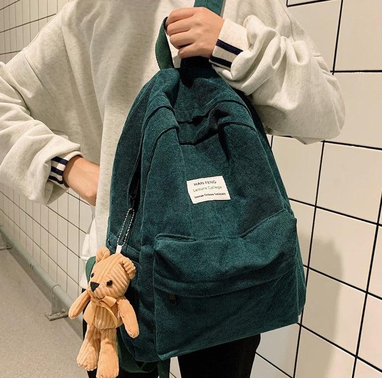 Stylish Work Outfits, Outfit Summer Ideas Teddy Bear Corduroy School Backpack Stylish Work Outfits, Outfit Summer Ideas Teddy Bear Corduroy School Backpack