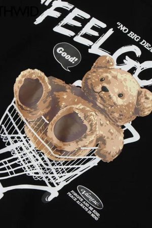 Stylish Work Outfits, Outfit Summer Ideas Teddy Bear Hoodie