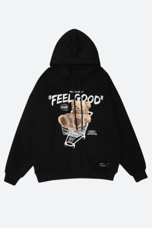 Stylish Work Outfits, Outfit Summer Ideas Teddy Bear Hoodie