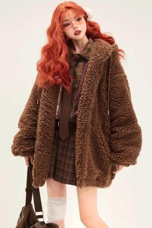 Stylish Work Outfits, Outfit Summer Ideas Teddy Bear Jacket