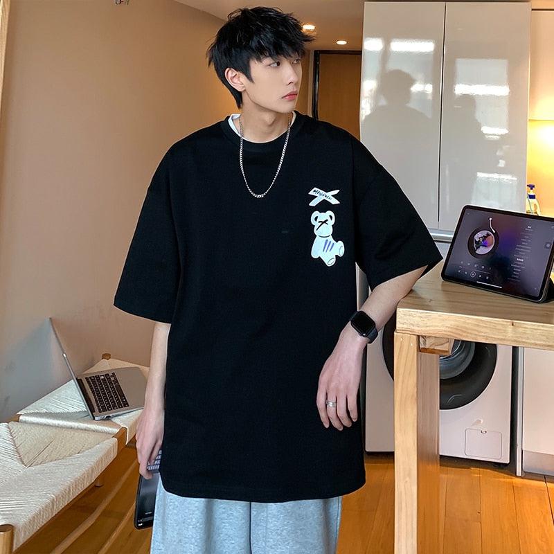 Stylish Work Outfits, Outfit Summer Ideas Teddy Bear Silhouette Tee Stylish Work Outfits, Outfit Summer Ideas Teddy Bear Silhouette Tee