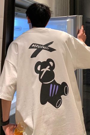 Stylish Work Outfits, Outfit Summer Ideas Teddy Bear Silhouette Tee