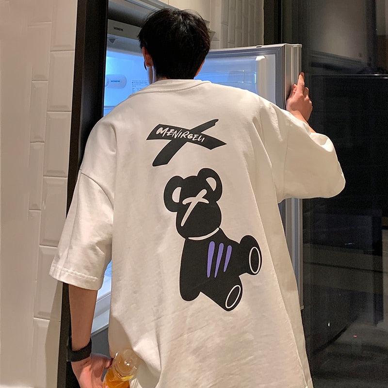 Stylish Work Outfits, Outfit Summer Ideas Teddy Bear Silhouette Tee Stylish Work Outfits, Outfit Summer Ideas Teddy Bear Silhouette Tee