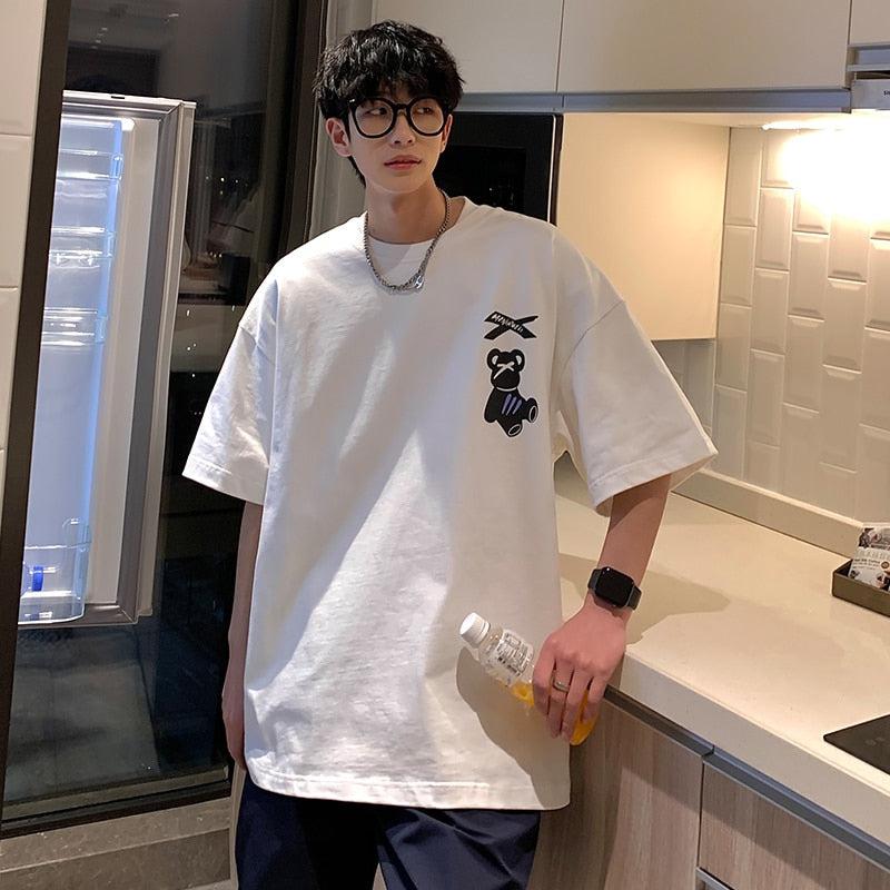 Stylish Work Outfits, Outfit Summer Ideas Teddy Bear Silhouette Tee Stylish Work Outfits, Outfit Summer Ideas Teddy Bear Silhouette Tee