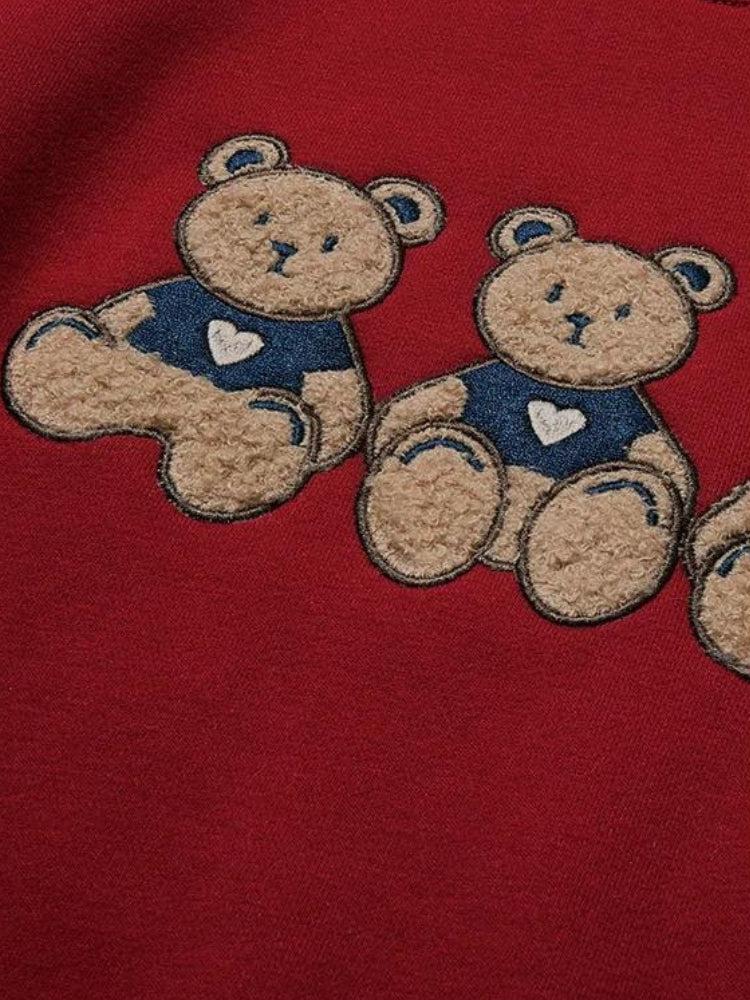 Stylish Work Outfits, Outfit Summer Ideas Teddy Bears Embroidered Sweatshirt Stylish Work Outfits, Outfit Summer Ideas Teddy Bears Embroidered Sweatshirt