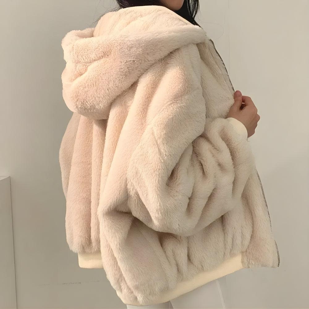 Stylish Work Outfits, Outfit Summer Ideas Teddy Reversible Hooded Jacket Stylish Work Outfits, Outfit Summer Ideas Teddy Reversible Hooded Jacket