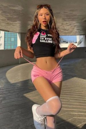 Stylish Work Outfits, Outfit Summer Ideas Tell Your Dad Crop Tee