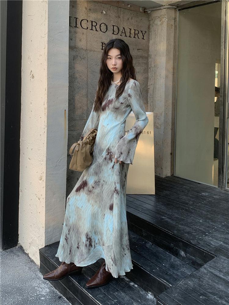 Stylish Work Outfits, Outfit Summer Ideas Tie Dye Maxi Dress Stylish Work Outfits, Outfit Summer Ideas Tie Dye Maxi Dress